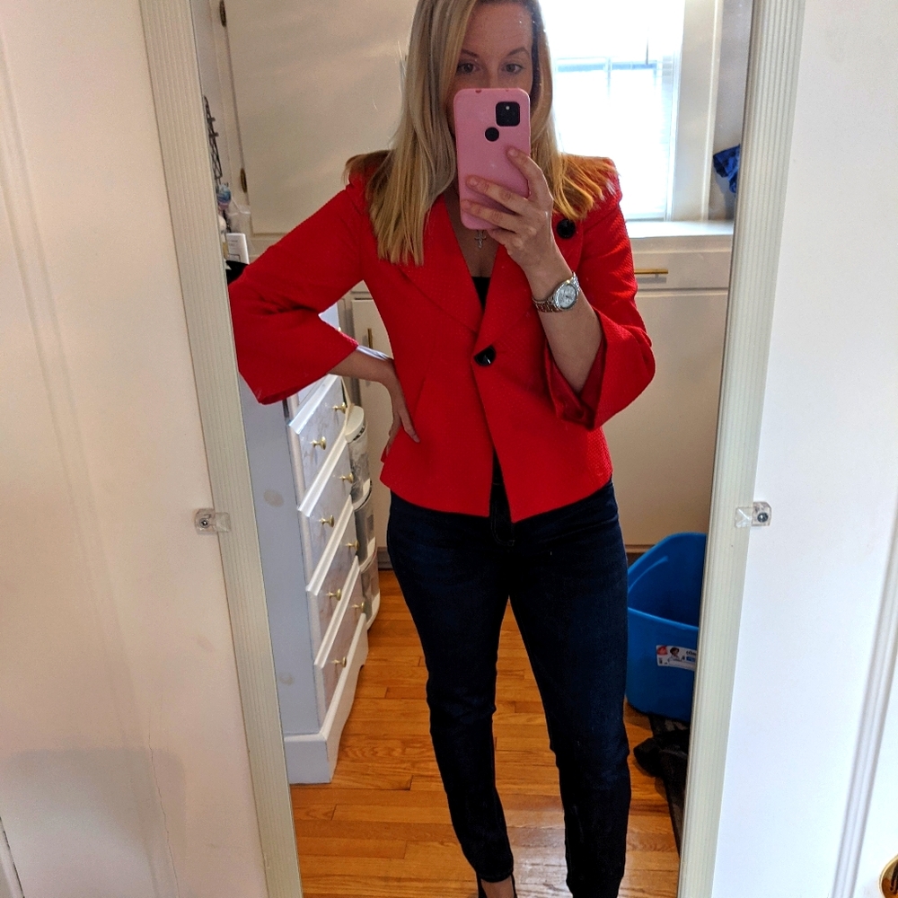 NWT Crimson Red Blazer- size 4P
